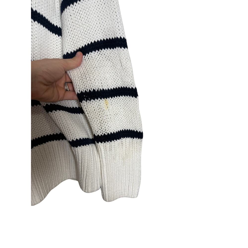 La Ligne Marina Striped Cable Knit Cardigan Women’s Sz. M - Picture 11 of 11